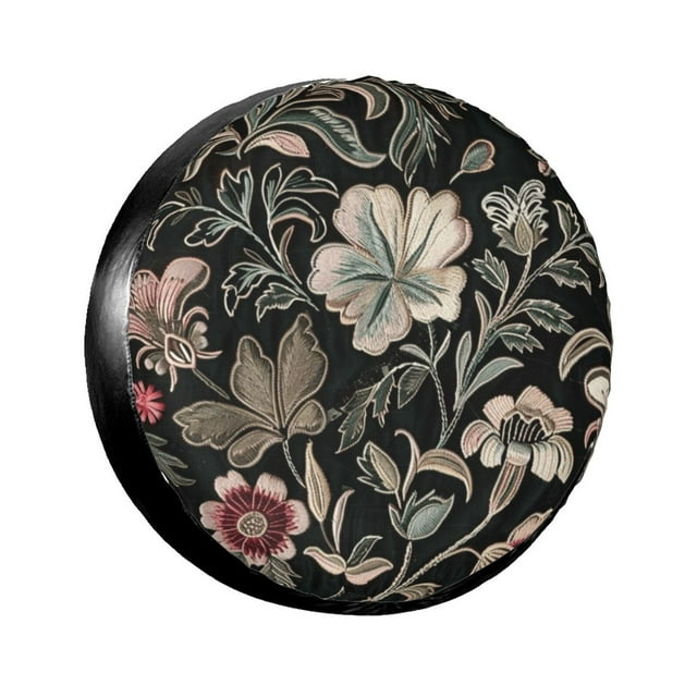 Flower painting art Spare tire cover, wheel protector, weather proof