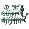 thumbnail image 1 of FlowerHouse FHBH150-A Fish Bone Clothing & Towel Hooks, Antique, 1 of 2