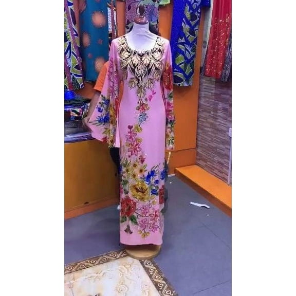 Flowered Kaftan for women
