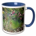 thumbnail image 1 of 3drose, Flowered Mural, 15oz Two-tone Blue Mug, 1 of 6