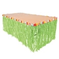 thumbnail image 1 of Flowered Raffia Table Skirt, 1 of 3