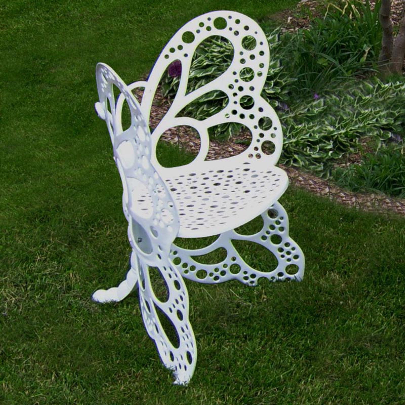 Flowerhouse Cast Aluminum Butterfly Chair Walmart