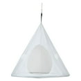 thumbnail image 1 of Flowerhouse TearDrop Hanging Chair, White, 1 of 9