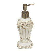 Flowering Medallion Lotion Soap Dispenser Antique Ivory Soap Dispenser