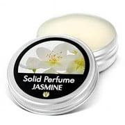 Flowerland Jasmine Solid Perfume - Portable Pocket Balm Perfume Perfect for Travel Use - Natural & Vegan (30ml)
