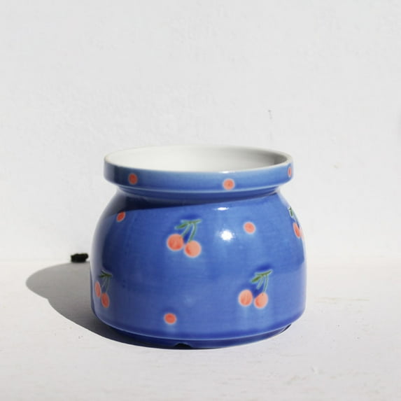 Flowerpot Decorative Ceramic,Flower Pattern Planter Pot