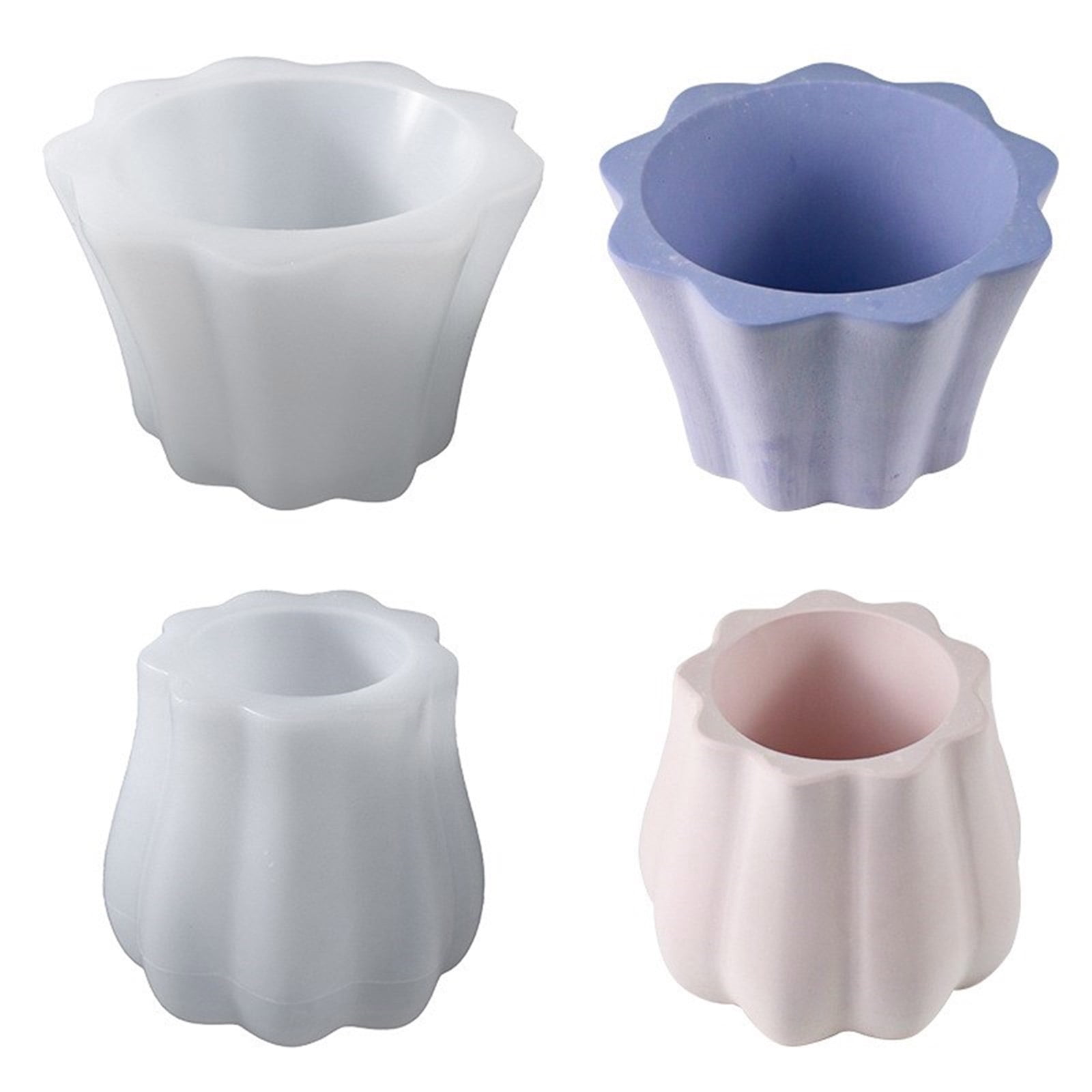 Flowerpot Mold Gypsum Silicone Mould Pen Holder Cup Plaster Resin Mold Desktop Storage Box Resin