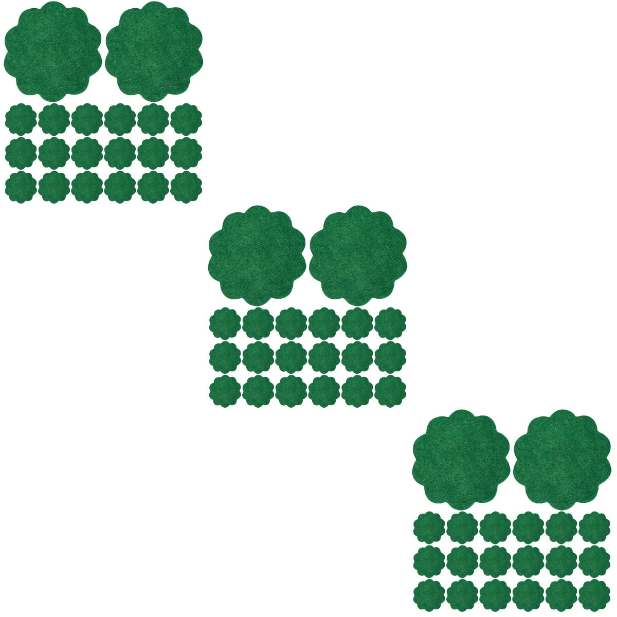 Flowerpot Spacer 120 Pcs Bottom Grid Mat Pots Leakproof Soil Gift for