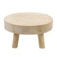 thumbnail image 1 of Flowerpot Stand Wicker Plant Pots Indoor Wooden Stool Shelves for Plants Decor Rattan Basket Glass Stool-shaped Pedestal Child, 1 of 6