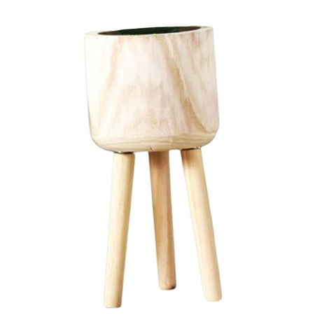 Flowerpot With Stands Decors Modern Style Plant Rack Holder Plant Pot Holder Floor Standing Farmhouse Rustic Plant Stand For Balcony Garden Yard Medium