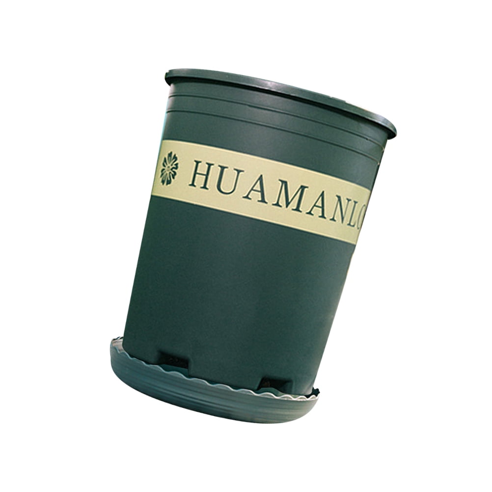 Flowerpot with Tray Garden Nursery Pots Plants Pot Planter Pots for