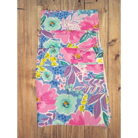 Flowers 1/2 Yard and Fat Quarter Fabric Precut