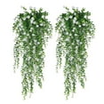 thumbnail image 1 of Flowers*2 Bunches Clearance! 80Cm Artificial In Green Plastic Planter (2 Count), 1 of 3