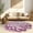Pink, variant on Flowers 2 Ft Round Throw Accent Area Rugs Floral Rose Flower Shaped Rug Modern for Girls Bedroom Floor Living Room Carpet 303 Red