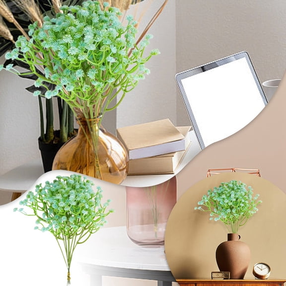 Flowers 2 - Gypsophila Baby's Breath Realistic Floral Arrangement for Wedding Home and Hall Centerpieces Flowers for DIY Décor and Party Displays