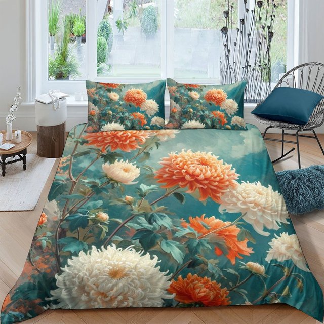 Flowers 3D Printed Quilt Cover Bedding Set Comforter Covers Duvet Cover