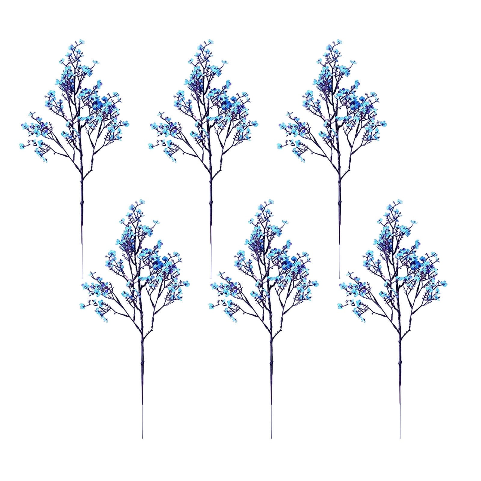 Flowers 6pcs Flowers All Over The Sky Silk Flower Dried Bouquets