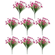 Flowers - 8 Bundles Daffodils for Outdoor Spring - Realistic Looking Floral Arrangements