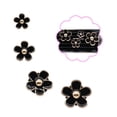 thumbnail image 1 of Flowers Air Vent Clips Car Air Freshener,4pcs Black Girly Daisy Flower Car Accessories for Women,Lavender Scent Decorations Refillable Clips On Air Freshener, 1 of 5