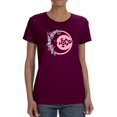 thumbnail image 1 of Flowers And Moon T-Shirt Women -Smartprints Designs, Female 3X-Large, 1 of 4