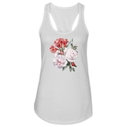 Flowers Arrangement Design Tank Women -Image by Shutterstock, Female Medium