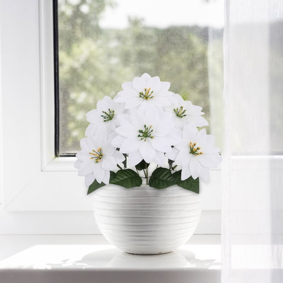 Flowers Arrangement for Home and Events Exquisite Synthetic Petals Decorative Bouquet for Holidays Weddings Parties and More