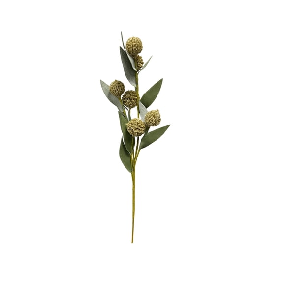 Flowers Artificial for Decoration 40 Cm/15.74 in Hand Roll Ball Chrysanthemum