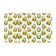thumbnail image 1 of Flowers Avocado Door Mat for Indoor, Welcome Door Mats Front Entrance Rug, Non-Slip Bathroom kitchen Rugs for Inside Floor, Small Rug Dog Door Mat 20X31.5 Inch, 1 of 5