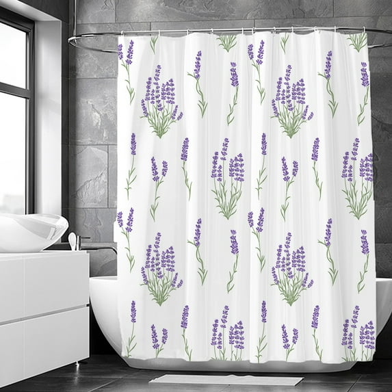 Flowers Bathroom Curtain With 3d Shower Curtains Waterproof Print 180x240cm Polyester Cloth Bath Home Decoration Screen