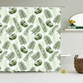 thumbnail image 1 of Flowers Birds Print Shower Curtains Waterproof Polyester Cloth Leaves Plant Bathroom Shower Curtain With Bath Room Screen, 1 of 5
