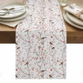 thumbnail image 1 of Flowers Birds Table Runner - 90 Inch Long, Kitchen Dining Table Runner Dresser Scarves, Spring Botanical Floral Tree Branches Farmhouse Decor for Coffee Tables Wedding Party Banquet, 1 of 8