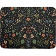 thumbnail image 1 of Flowers Black Dish Drying Mat for Kitchen Counter 18 x 24 in,Absorbent Reversible Microfiber Drying Pad, Large Dishes Drainer Mats for Countertop Fast Dry Kitchen Accessories, 1 of 6