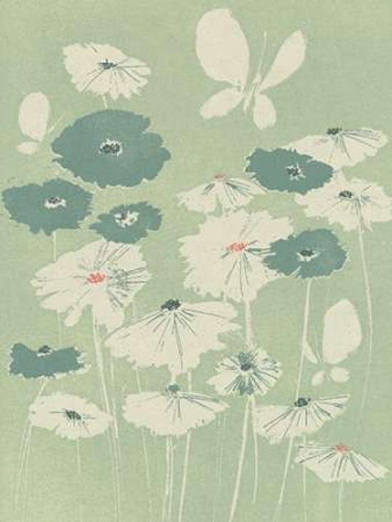 Flowers Blossoming Canvas Art - Mocchi Mocchi (18 x 24)