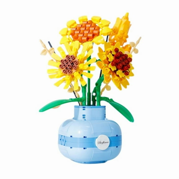 Flowers Bonsai Building Blocks, Creative Flowers Bricks Model Set For Best Gift For Boys Girls Unisex Adult