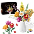 thumbnail image 1 of Flowers Building Set, 1070PCS Wildflower Botanical, ABS Flower Kit Toy for Kids Adults Women, Home Decor Gift for Birthday, Christmas, Father's Day, 1 of 7