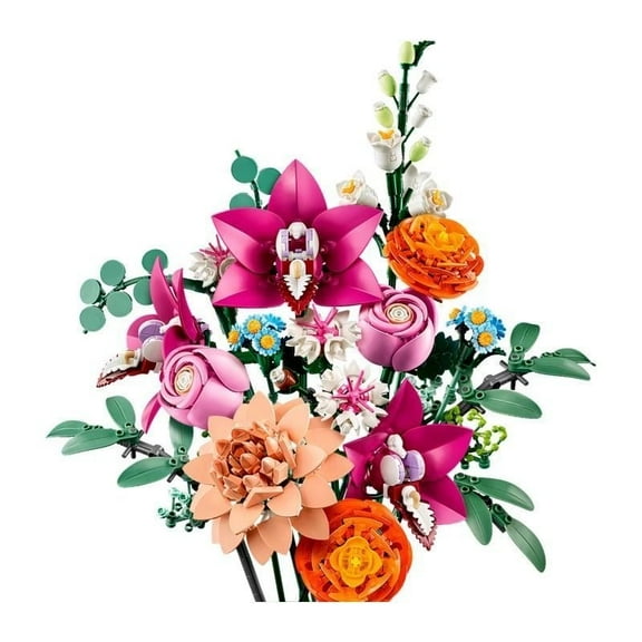 Flowers Bouquet Building Set, 891 PCS Artificial Wildflower Botanical Collection Kit for Women Kids Girls, Home Office Decor Gift for Mother's Day/Valentine's/Christmas