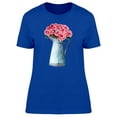 thumbnail image 1 of Flowers Bouquet In A Pitcher T-Shirt Women -Image by Shutterstock, Female Small, 1 of 2