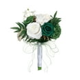 thumbnail image 1 of Flowers Bridal for Wedding and Event Décor – Elegant Silk Rose Bouquet Set in White Ivory Champagne Tones with Large 114in Arrangement for Bride and Bridesmaid, 1 of 4