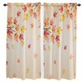 thumbnail image 1 of Flowers Butterflies Dragonflies Leaves Curtain Home Decoration Living Room Short Curtains Window Treatments For Kitchen Bedroom, 1 of 6