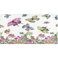 thumbnail image 1 of Flowers Butterfly Area Rug, Anti Fatigue Large Floor Mat, Soft Absorbent Washable Plush Carpet with Non-Slip Rubber Back for Entryway, Bedroom, Sink, Kitchen, Bathroom, 39"x 20", 1 of 7