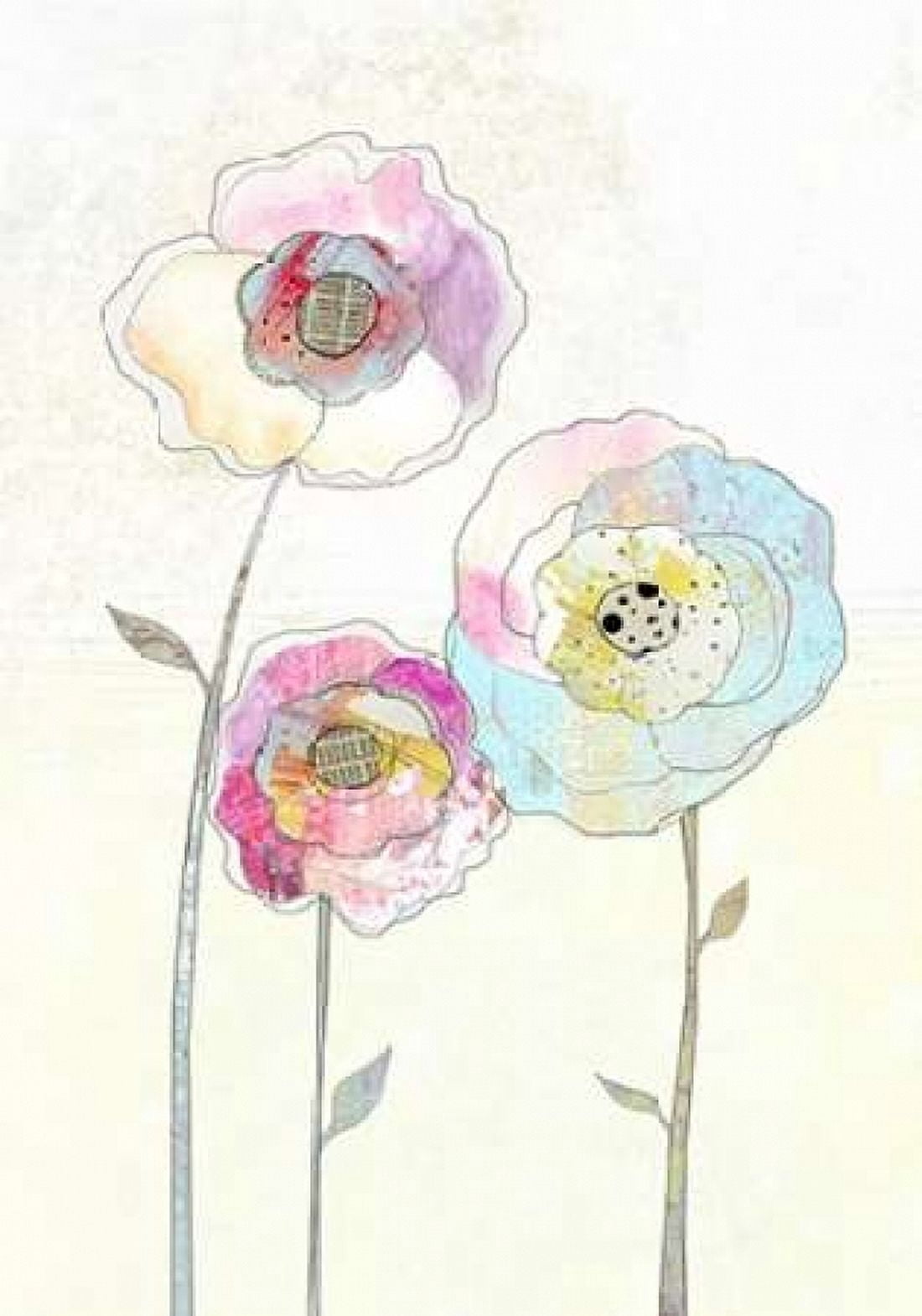 Flowers Canvas Art - Sarah Ogren (20 x 28)