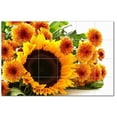 thumbnail image 1 of Flowers Ceramic Tile Mural Kitchen Backsplash Bathroom Shower, 402300-M64, 1 of 3
