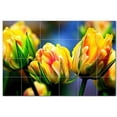 thumbnail image 1 of Flowers Ceramic Tile Mural Kitchen Backsplash Bathroom Shower, 402366-S64, 1 of 3