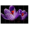 thumbnail image 1 of Flowers Ceramic Tile Mural Kitchen Backsplash Bathroom Shower, 402430-XL64, 1 of 3