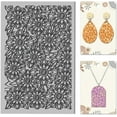 thumbnail image 1 of Flowers Clay Texture Mat Clay Modeling Pattern Pad Leaves Texture Sheets, 1 of 9
