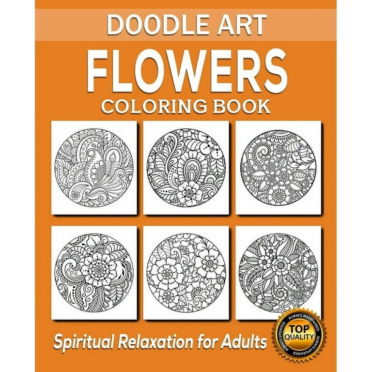 Zen Tangle Doodling Mandala Coloring Books Bundle For Adult