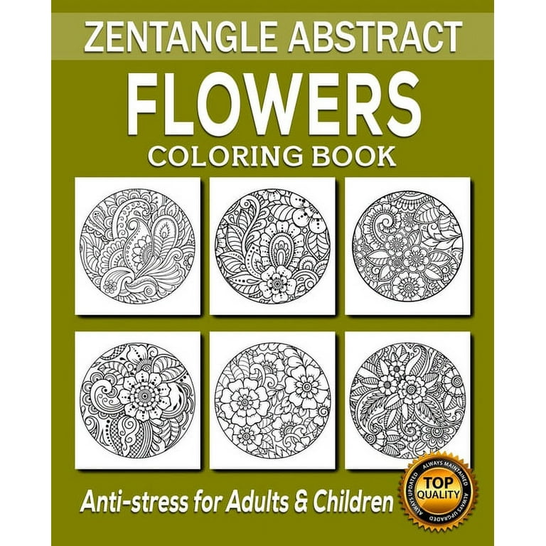 Flower and Mandala Creative Coloring Book - School Datebooks