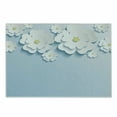 thumbnail image 1 of Flowers Cutting Board, Abstract 3D Style Effect Cherry Blossoms Modern Spring Sakura Pattern, Decorative Tempered Glass Cutting and Serving Board, Small Size, Pale Blue and White, by Ambesonne, 1 of 1