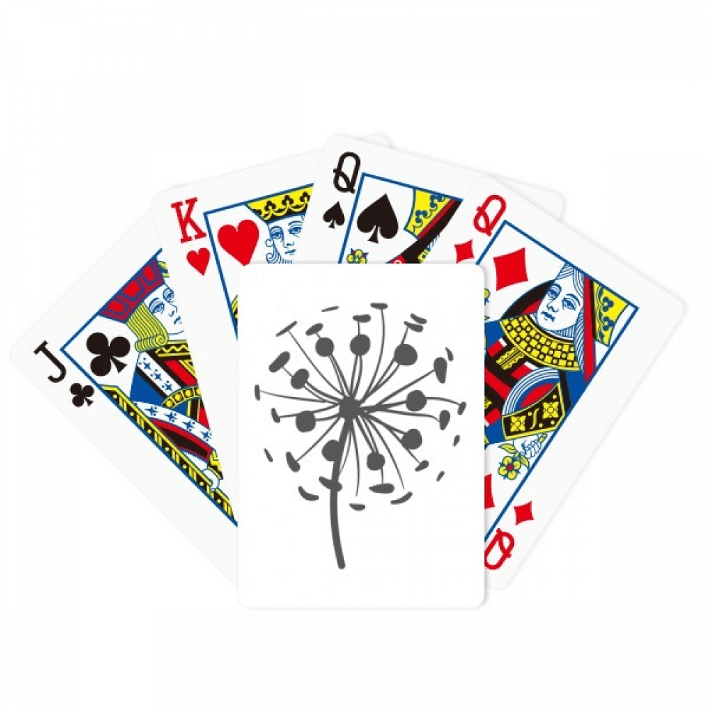 Flowers Dandelion Outline s Poker Playing Magic Card Fun Board Game