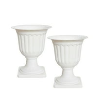 Flowers for Decoration European Style Roman Pot Plastic Flowerpot Suitable for Imitation Flower Arrangement Decoration And Clever Gardening Decoration Pot Split Type Semi